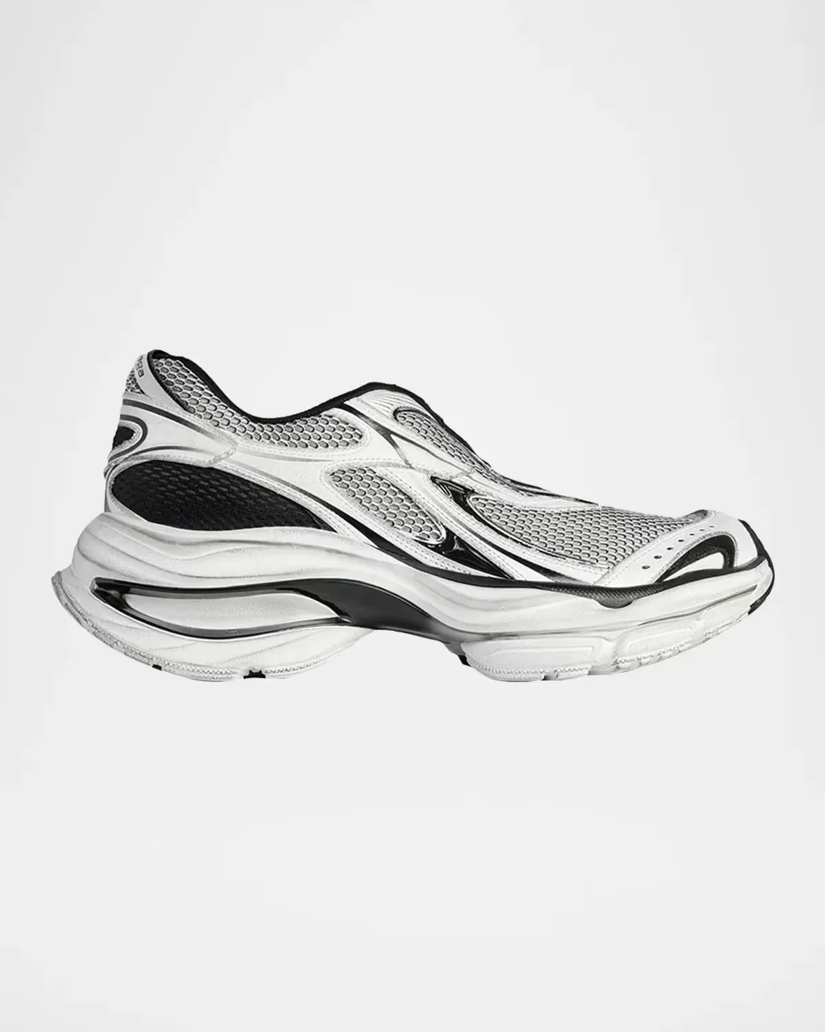 D'Orsay Mesh Mismatched Slip-On Sneakers by Balenciaga