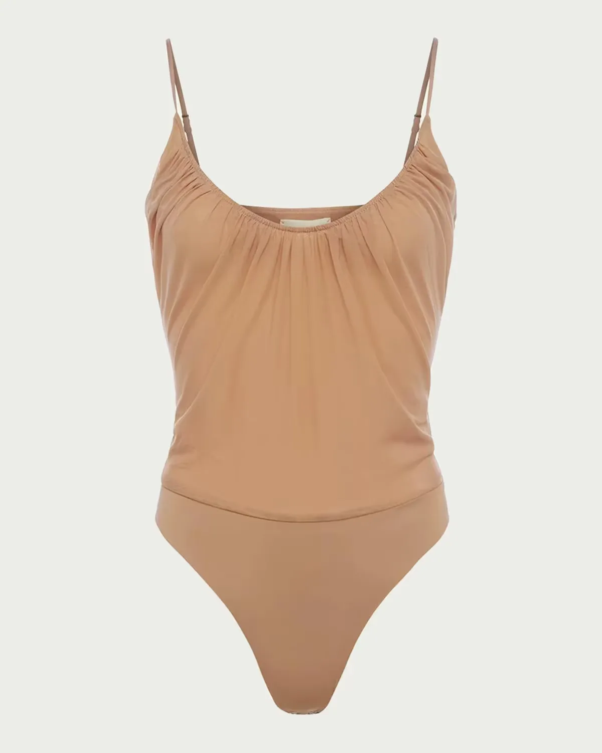 Gelina Ruched Bodysuit by L & apos;AGENCE