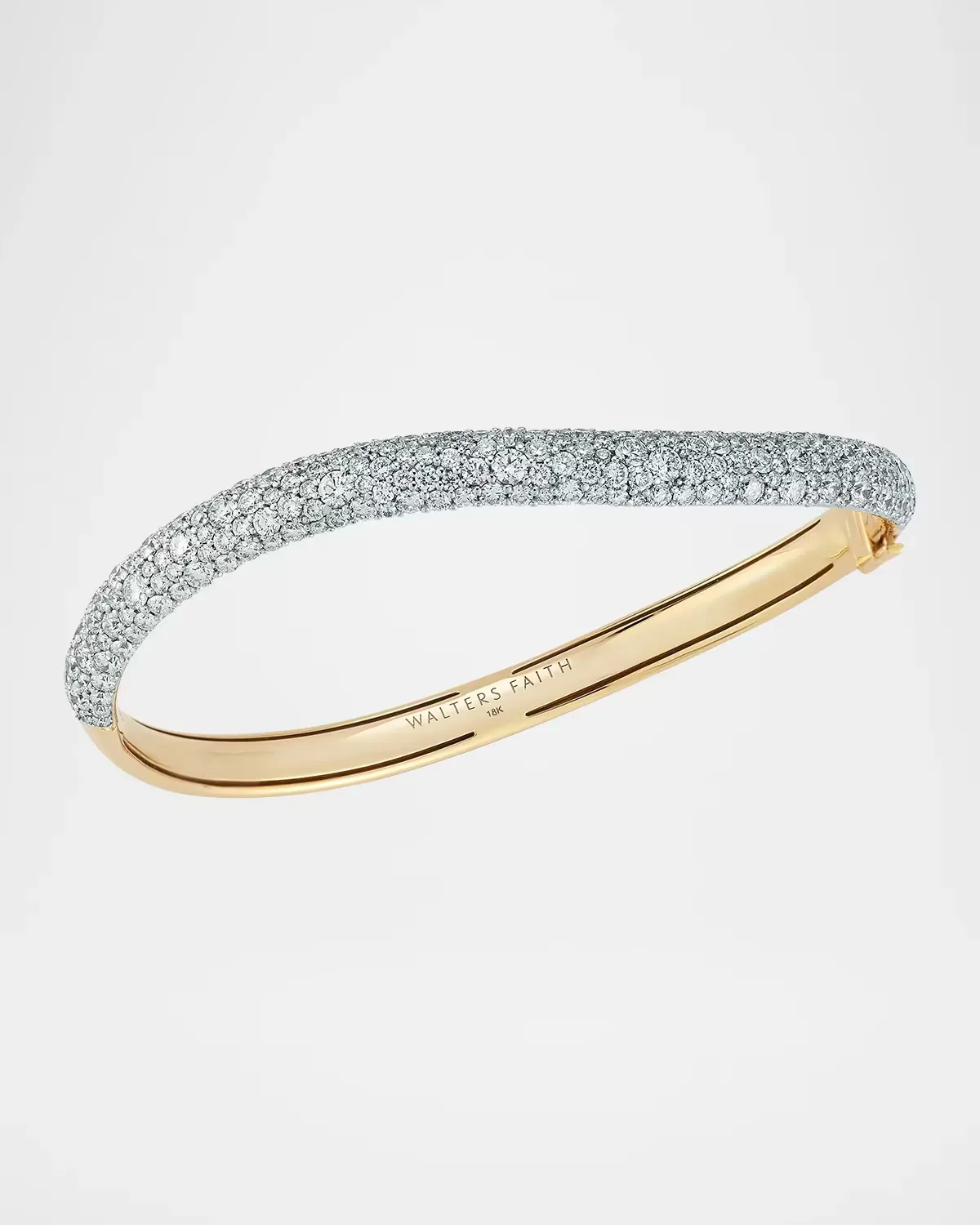 Julian 18K Yellow Gold & Diamond Bangle Bracelet by Walters Faith