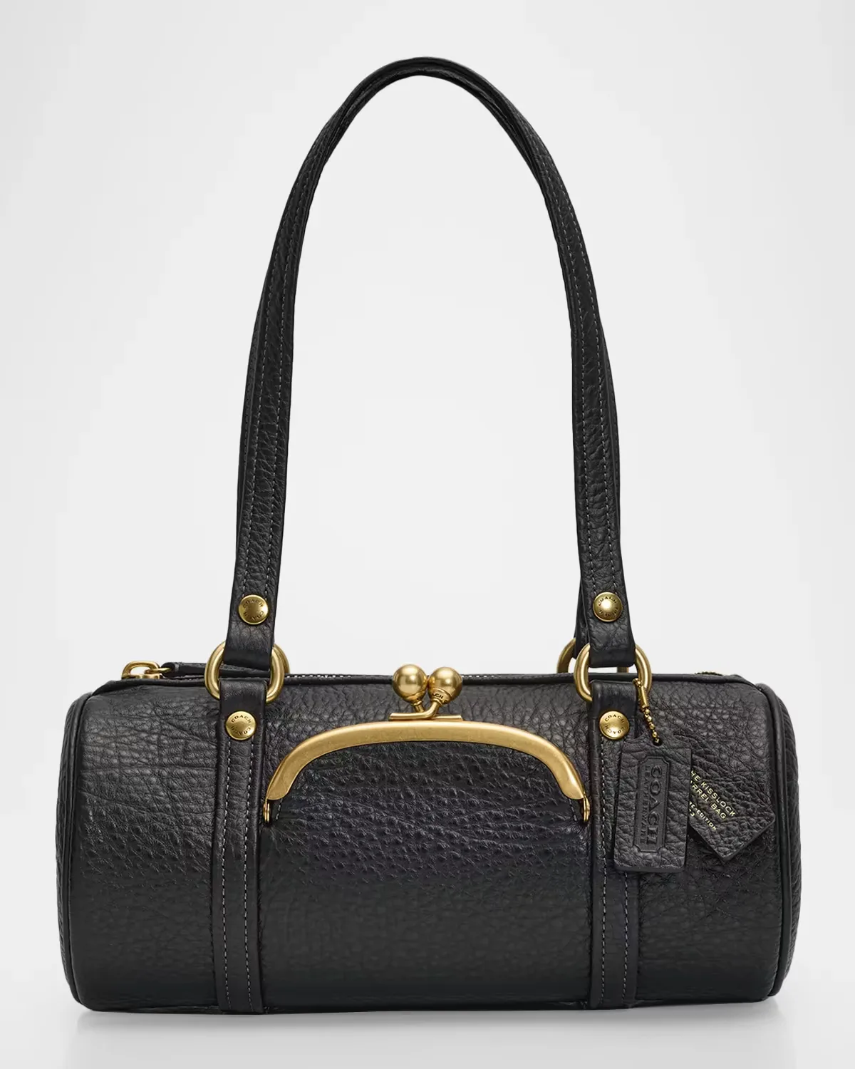 The Coach Originals Leather Barrel Bag by Coach