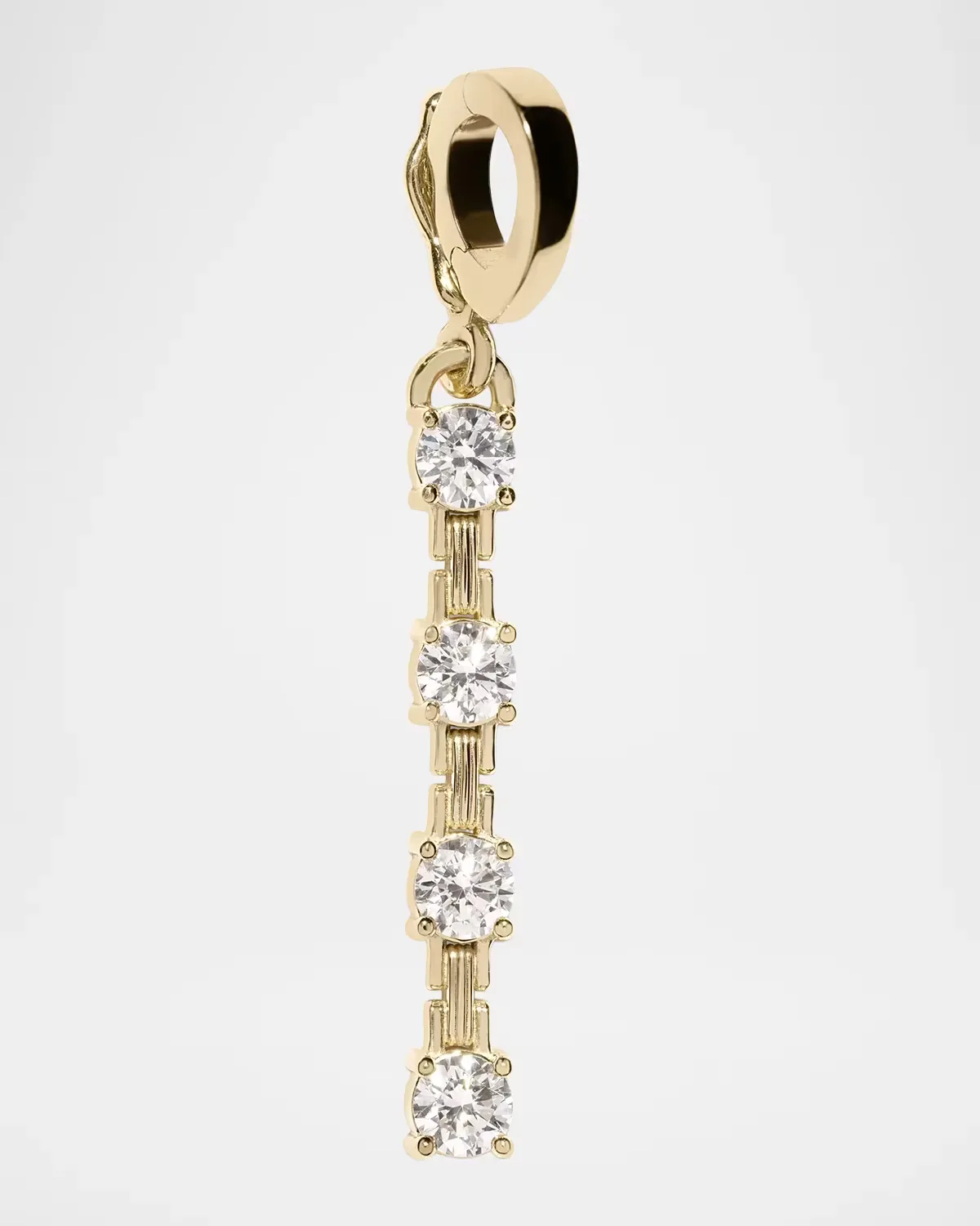 18K Pirouette Large Diamond Charm by AZLEE