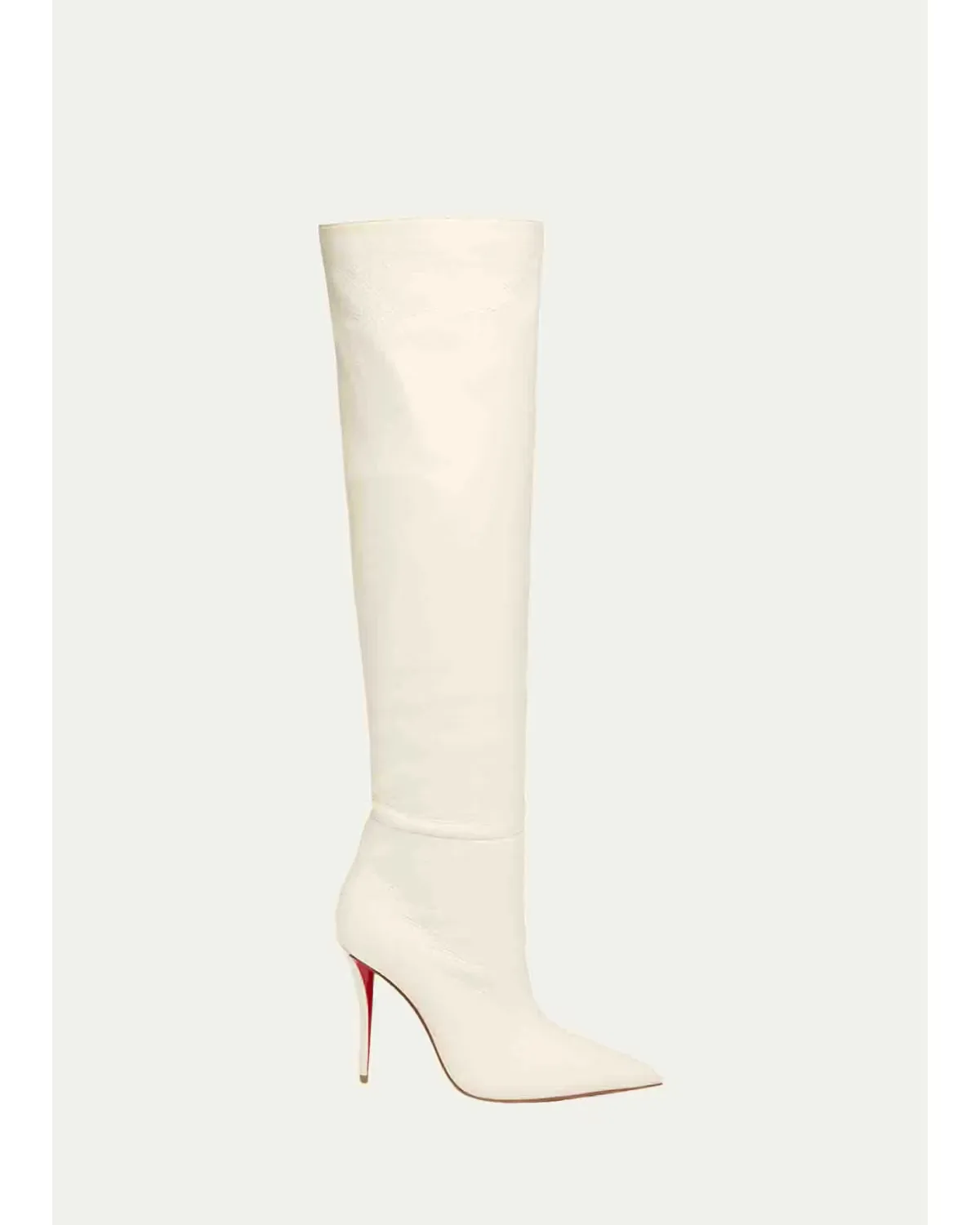 100mm Zependris Leather Boots by Christian Louboutin