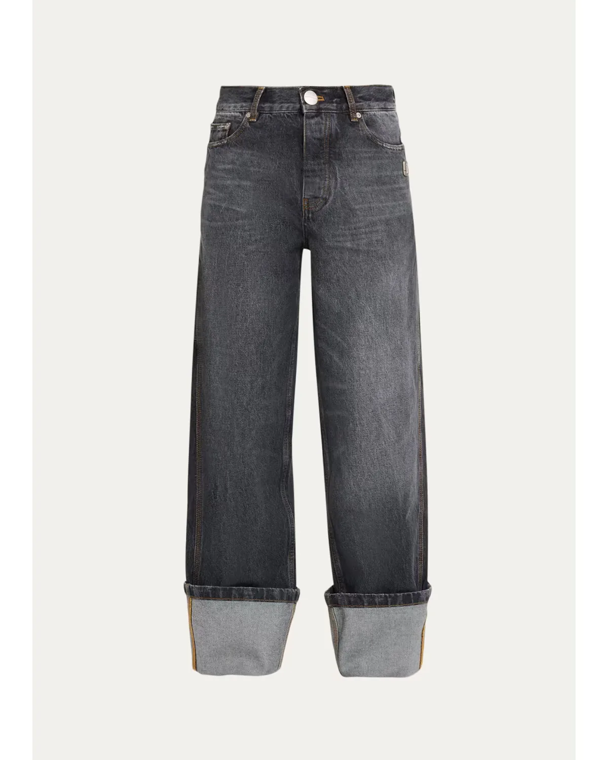 Cuffed Wide-Leg Jeans by Marc Jacobs