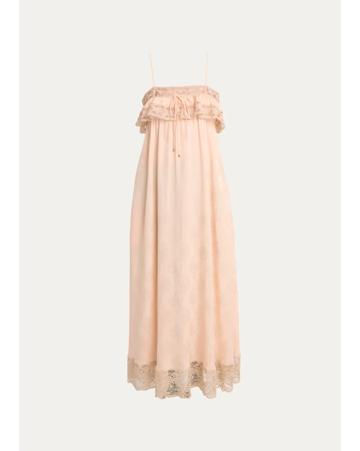 Organic Silk Ornemental Jacquard Dress by Chloé