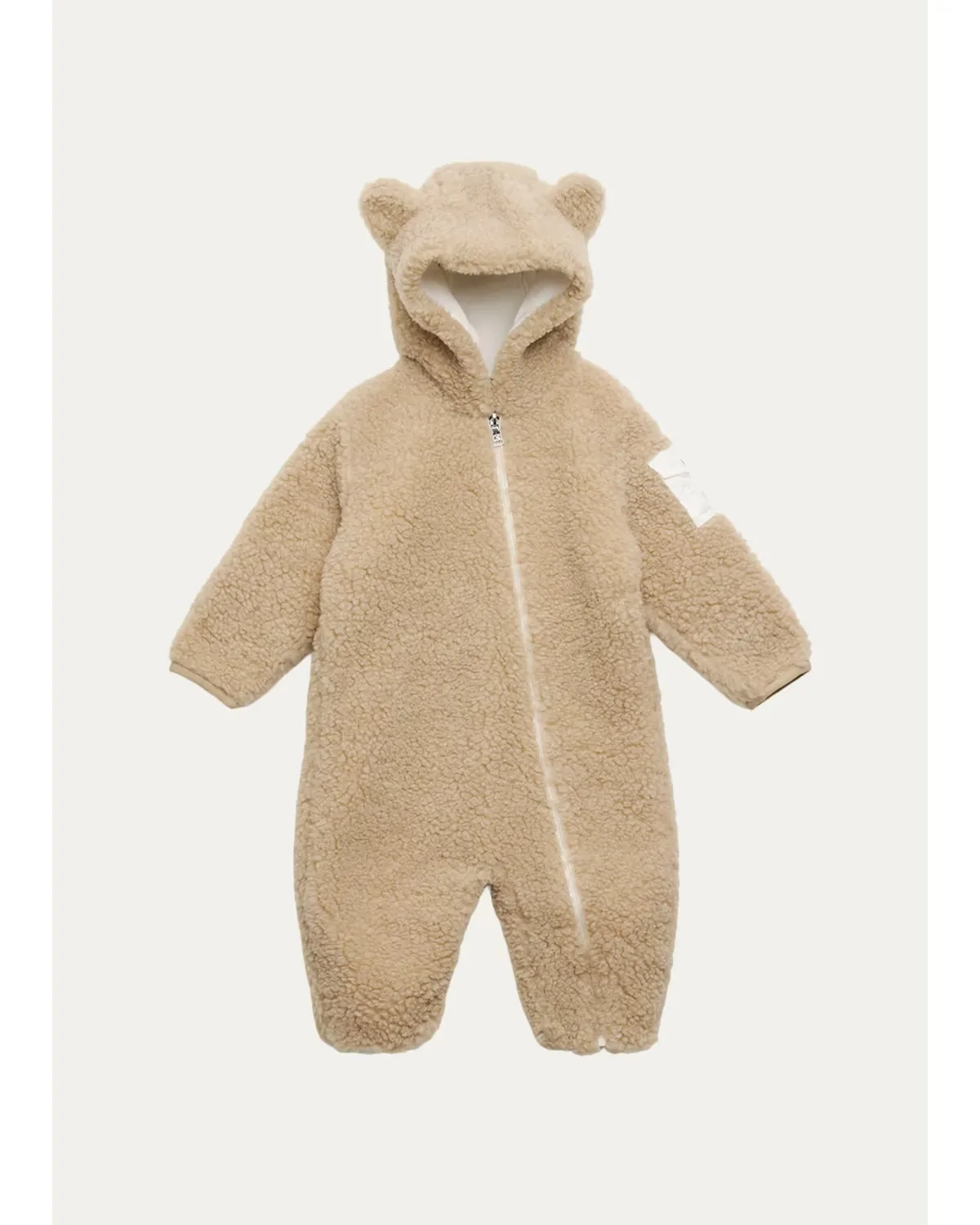 Hooded Teddy Baby Grow by Moncler