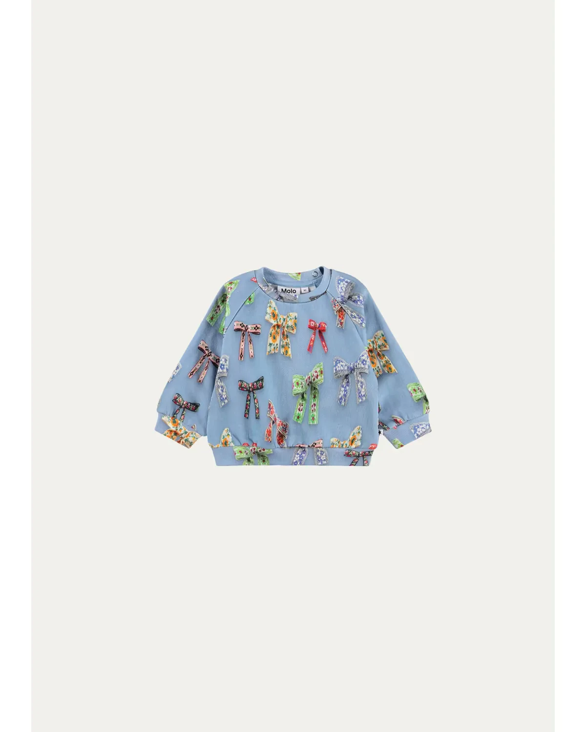 Disc Mini Bows Cotton Sweatshirt by Molo