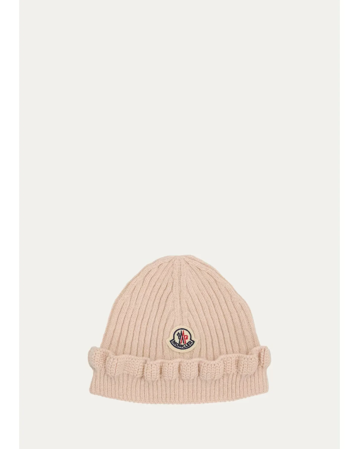 Ruffle-Trimmed Wool & Cashmere Beanie by Moncler