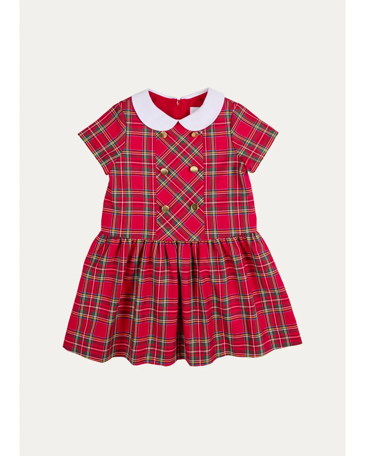 Plaid Dress with Buttons by Florence Eiseman