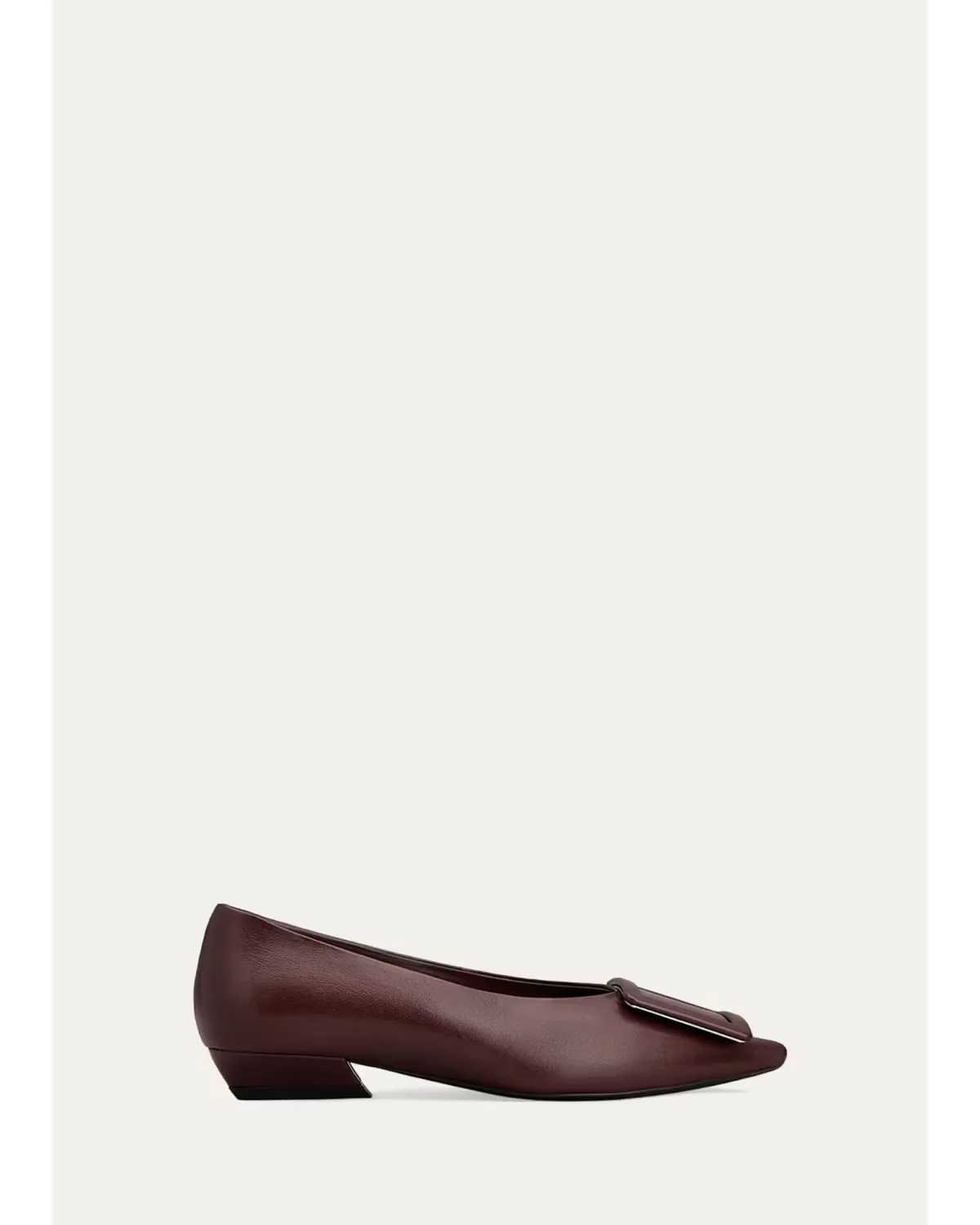 Belle Vivier 25mm Leather Ballerina Flats by Roger Vivier