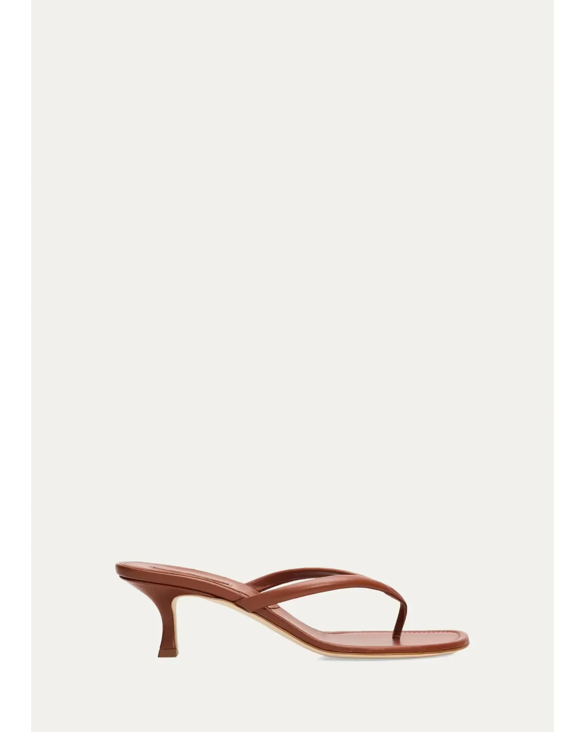 50mm Paterno Leather Thong Sandals