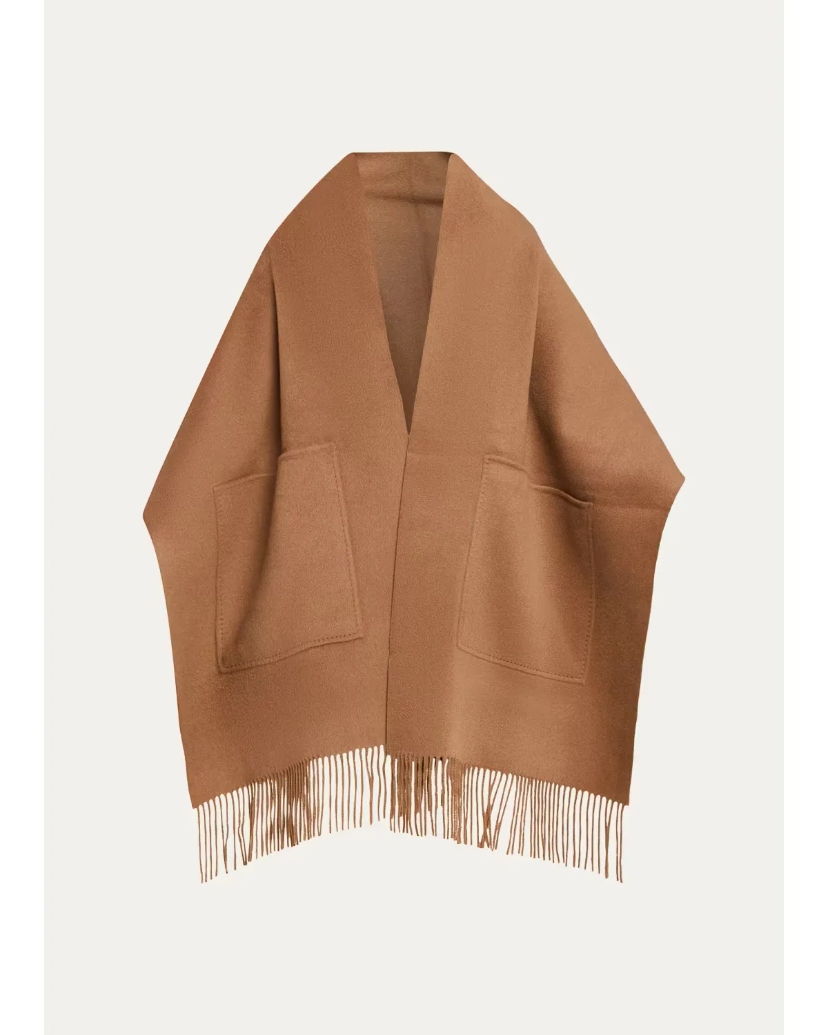 Fringed Patch Pocket Cashmere Shawl by Lafayette 148 New York