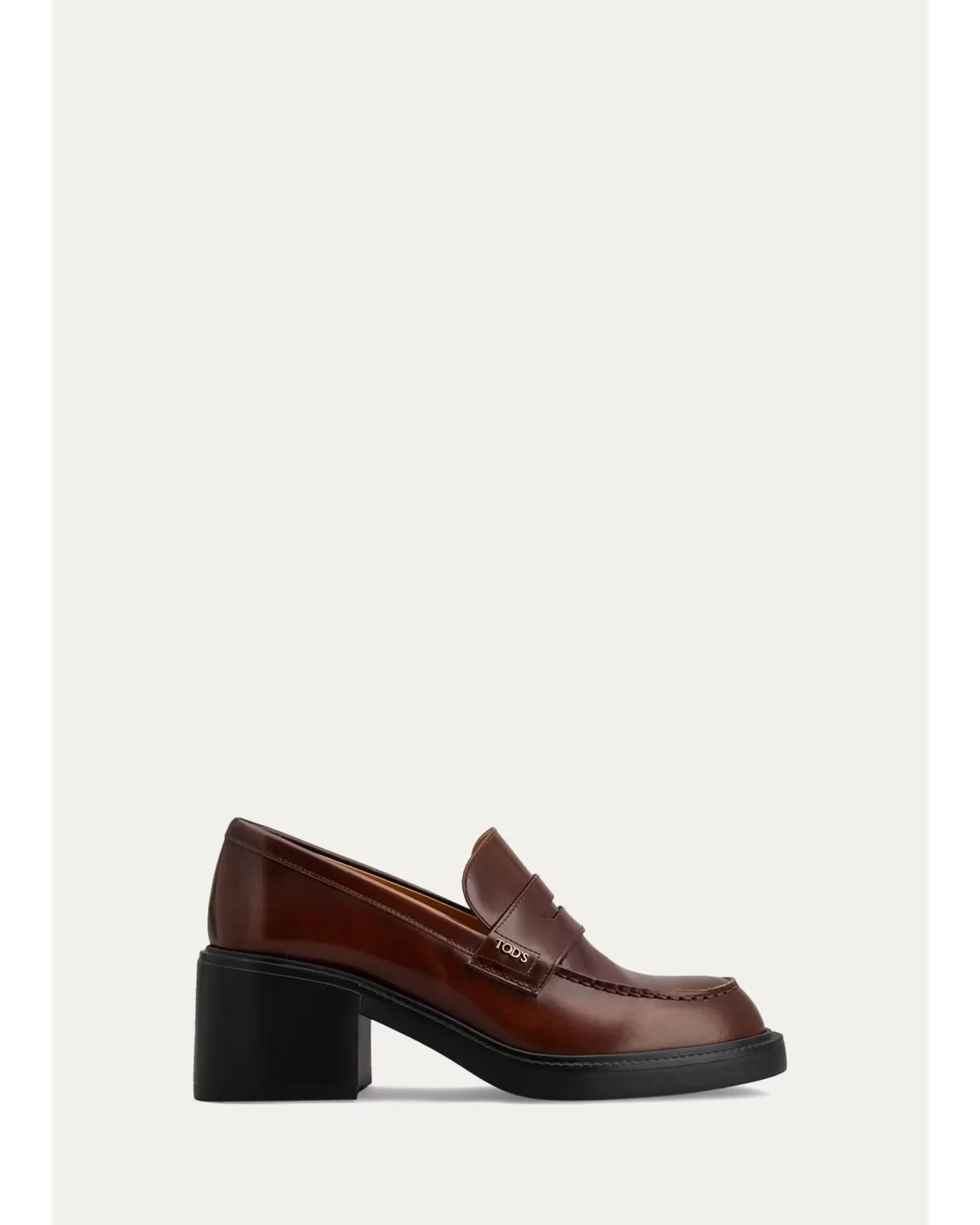 60mm Leather Penny Loafers by Tod's