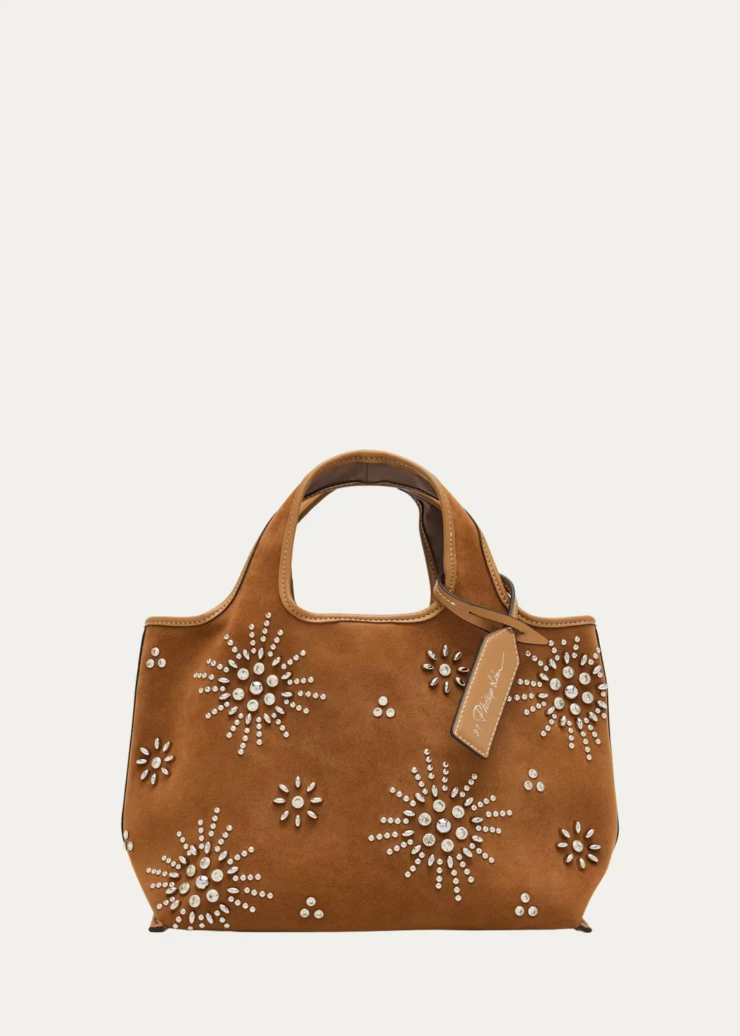Studded Starburst Faux Suede Market Tote Bag by 3.1 Phillip Lim