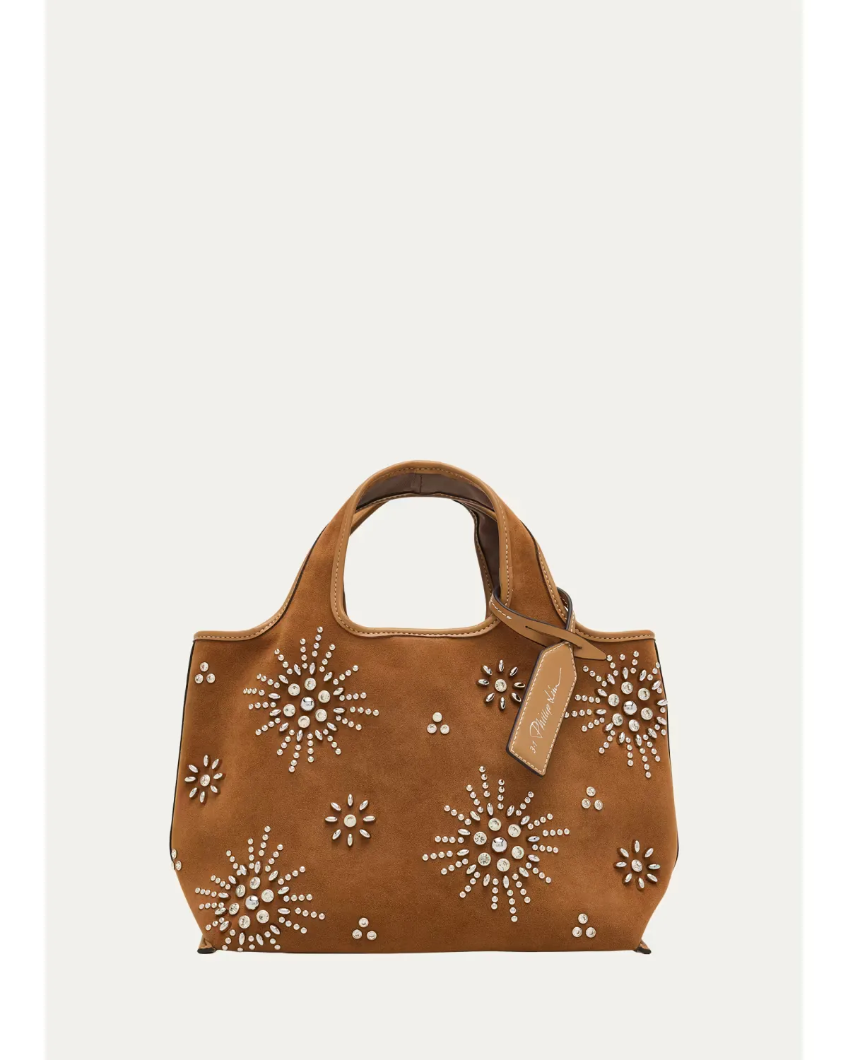Studded Starburst Faux Suede Market Tote Bag by 3.1 Phillip Lim