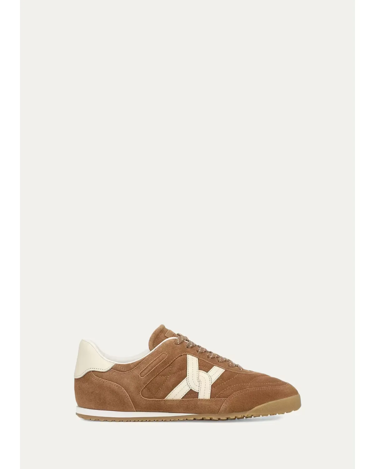 Natalia Mixed Leather Low-Top Sneakers by Veronica Beard