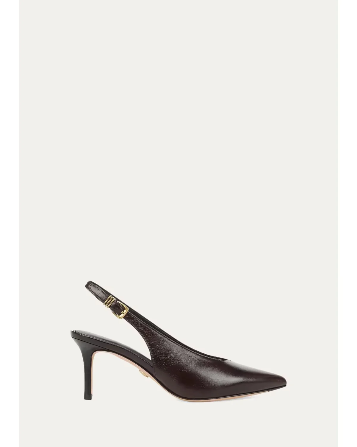 70mm Luciana Leather Slingback Pumps by Veronica Beard