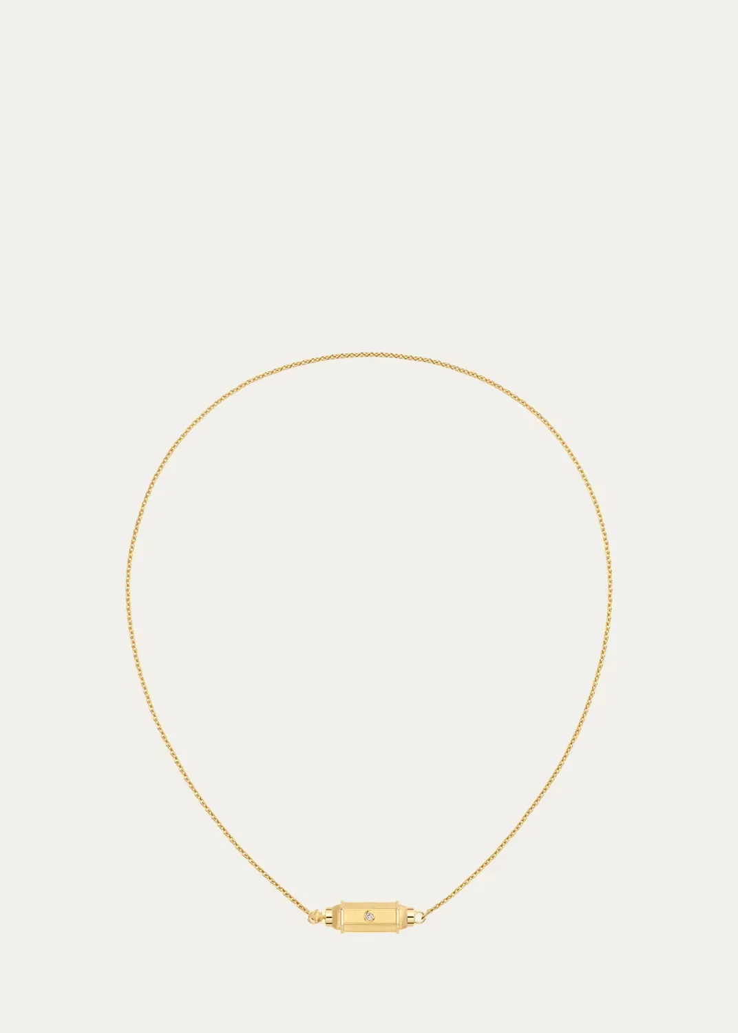 18K Yellow Gold & 0.11 TCW Diamond Necklace by Marie Lichtenberg