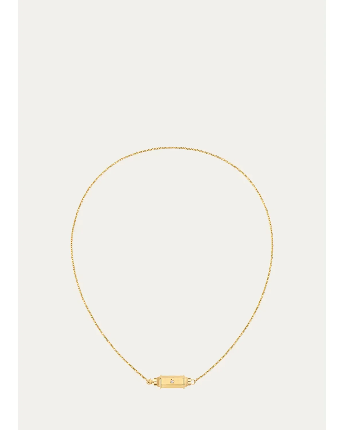 18K Yellow Gold & 0.11 TCW Diamond Necklace by Marie Lichtenberg