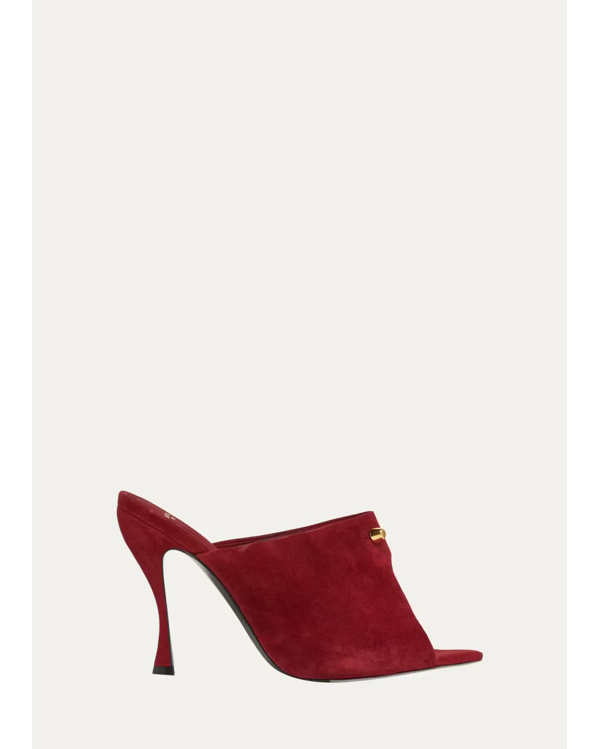 95mm Suede Peep-Toe Mules by Balenciaga