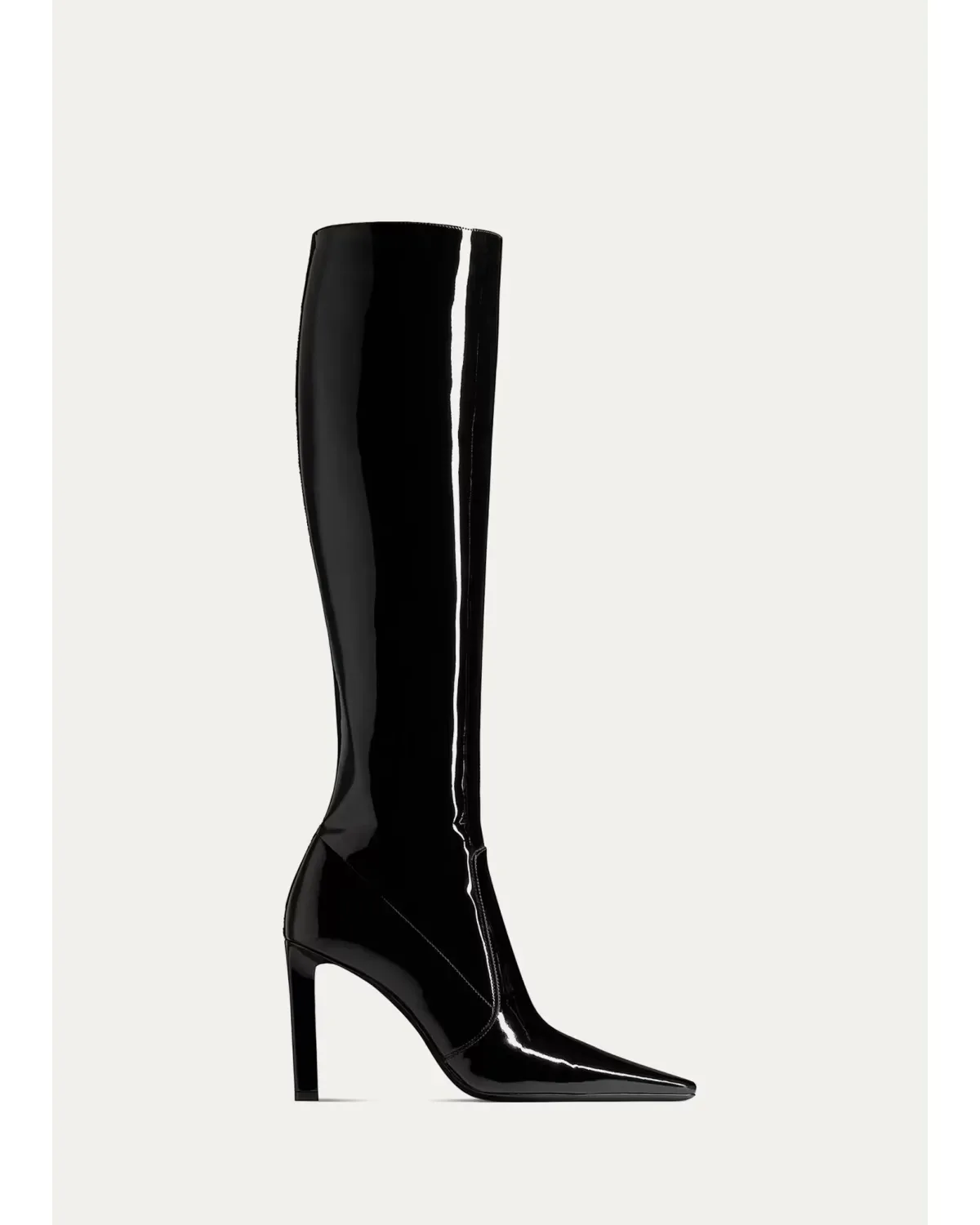 Francoise Patent Leather Knee-High Boots by Saint Laurent