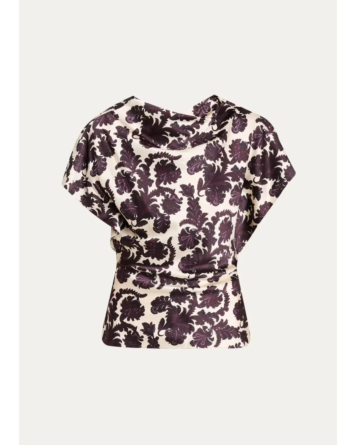 Redgrave Damask Blouse by Veronica Beard