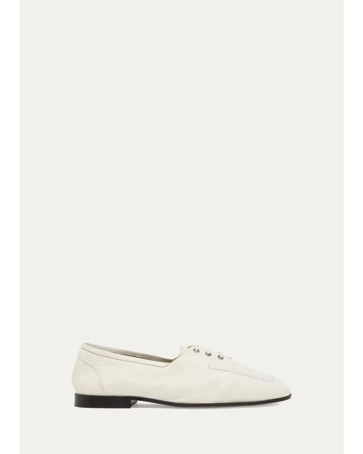 Gino Lace-Up Leather Shoes by Bottega Veneta