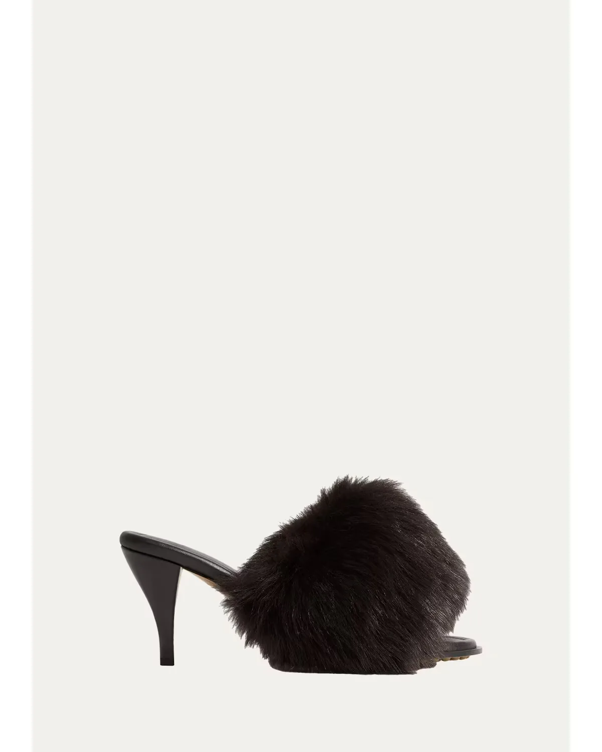 75MM Cherry Shearling & Leather Mules by Bottega Veneta