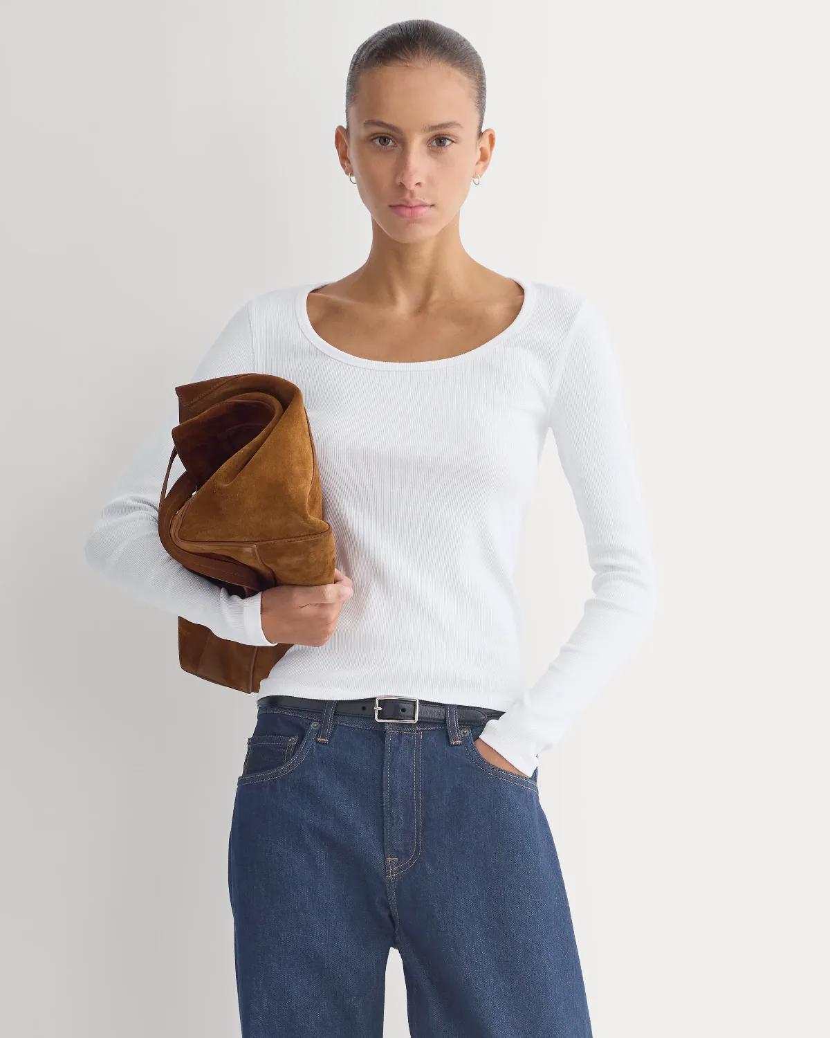 Effortless Rib Classic Long Sleeve by Everlane