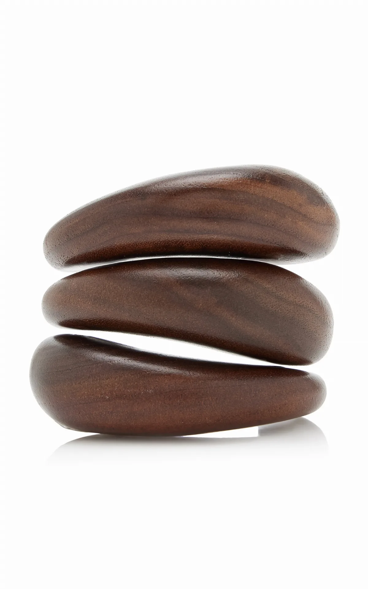 Analeia Wooden Cuff Set by Cult Gaia