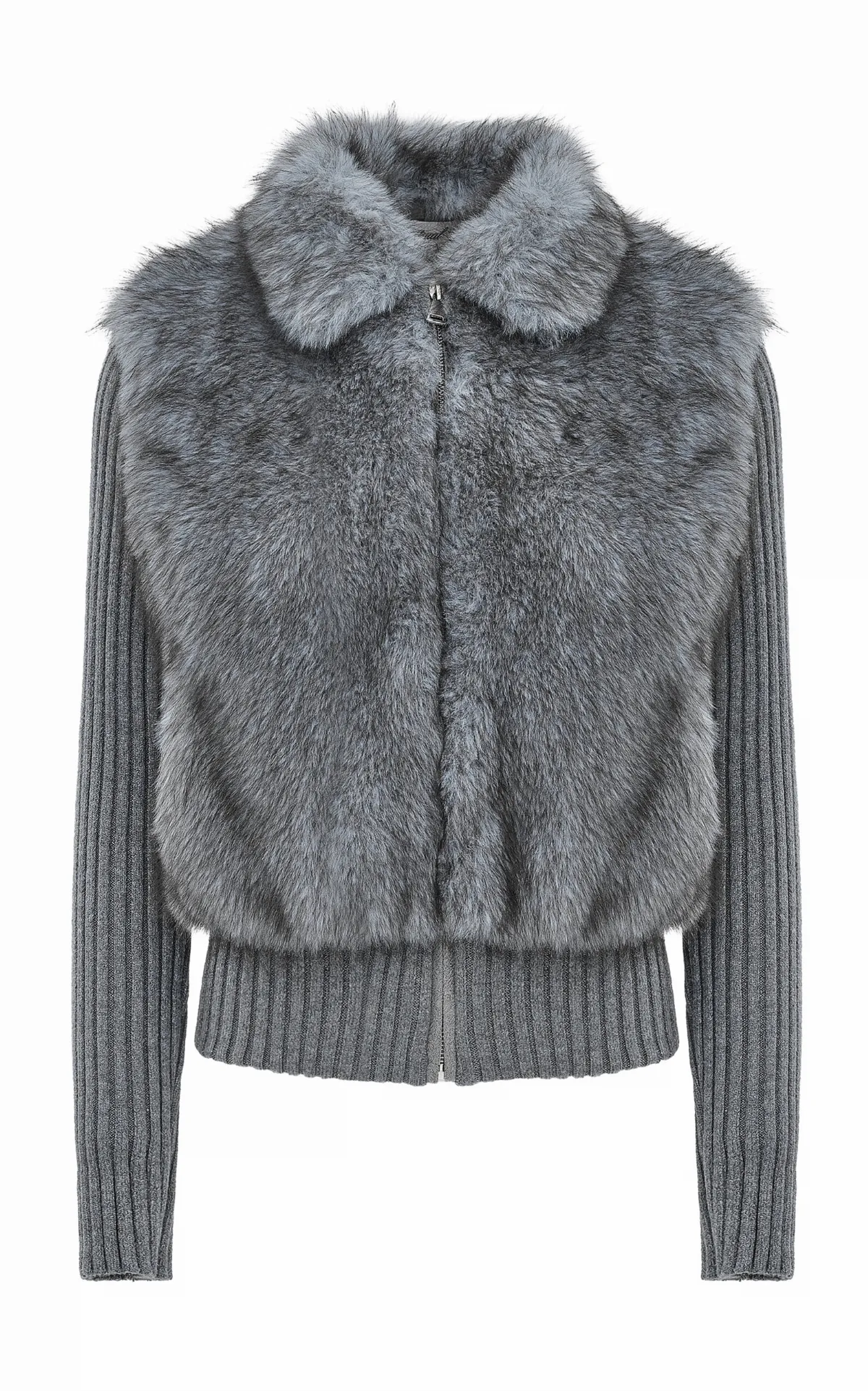 Meti Eco Fur Cardigan by Source Unknown