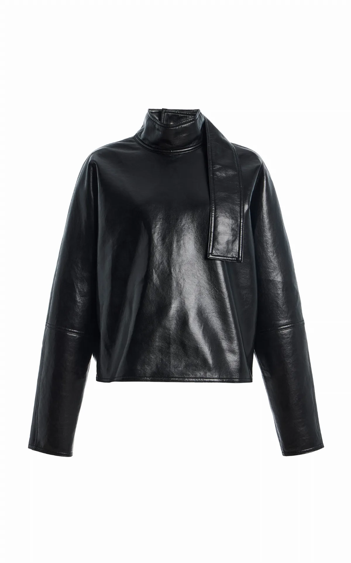 Kembra Leather Top by AGOLDE