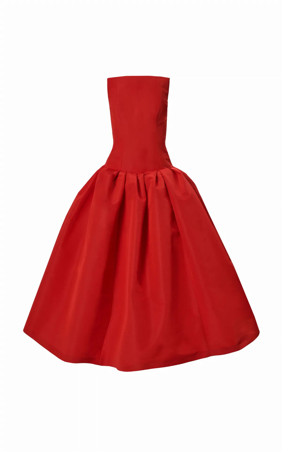 Strapless Silk Faille Gown by Carolina Herrera