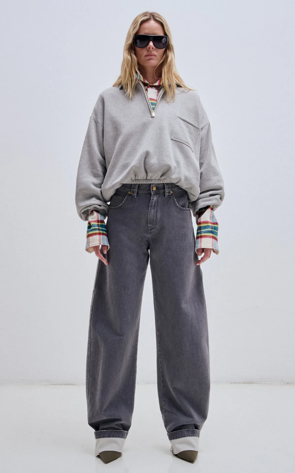 Audrey New Cotton Carpenter Denim Jeans by Darkpark