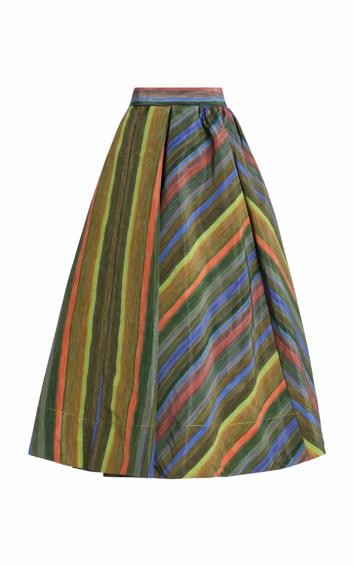 Louie Striped Midi Skirt by Christopher John Rogers
