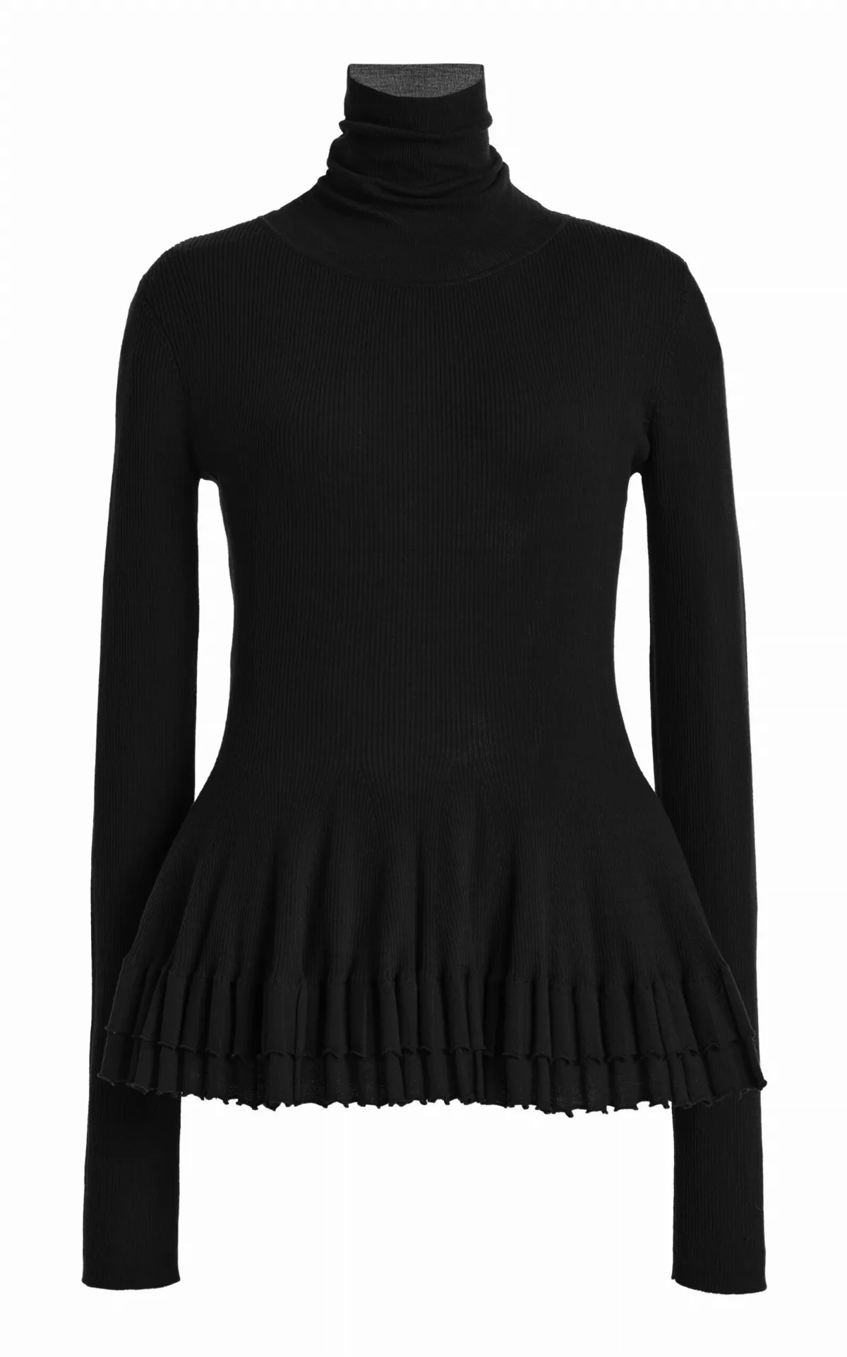 Merritt Turtleneck Wool-Silk Top by Ashlyn