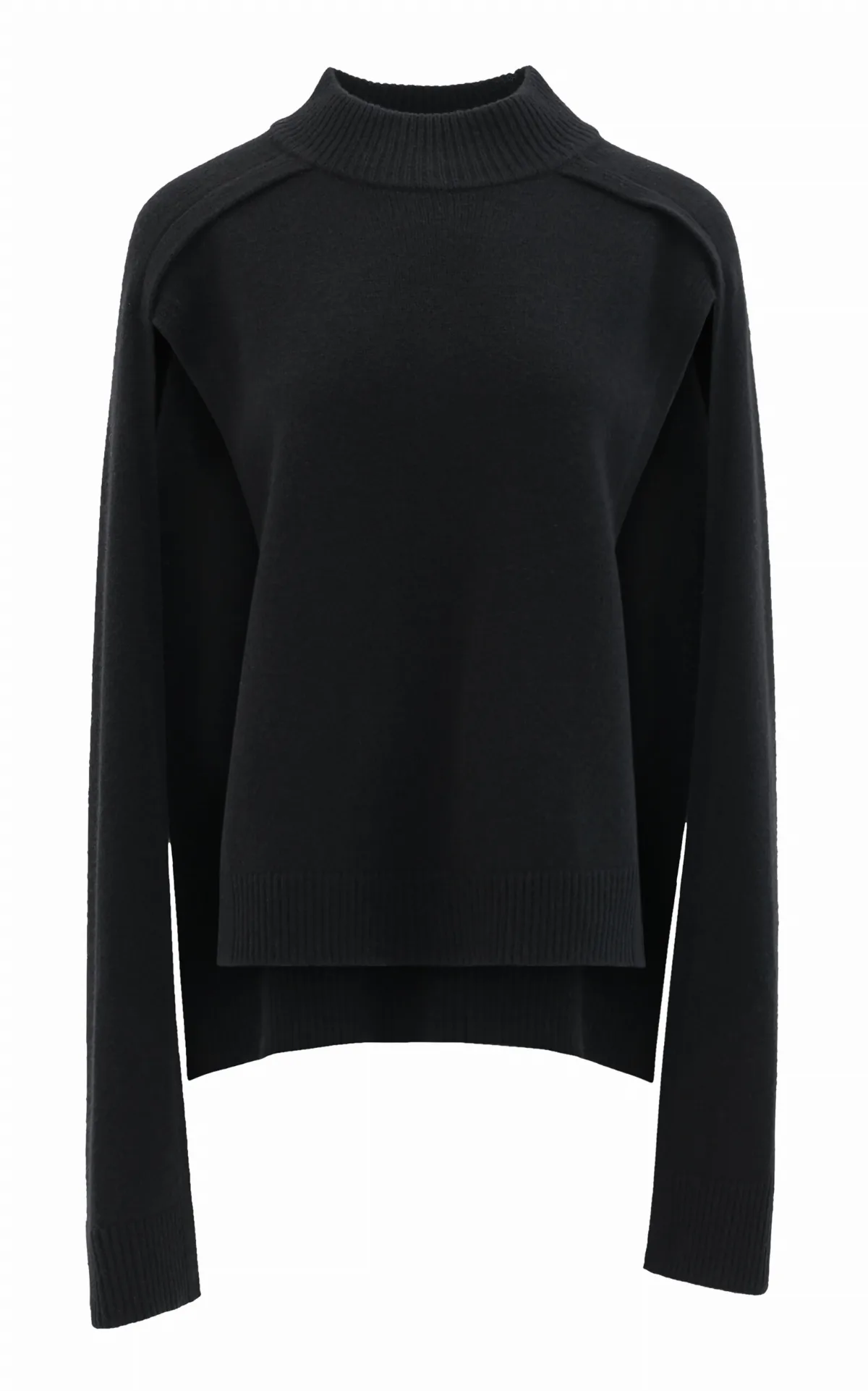 Noa Cape Wool Sweater by Source Unknown