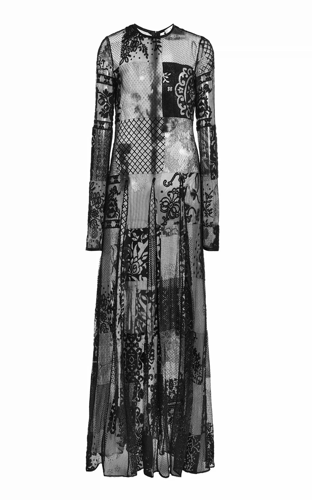 Rachelle Patchwork Lace Maxi Dress by Mel Usine