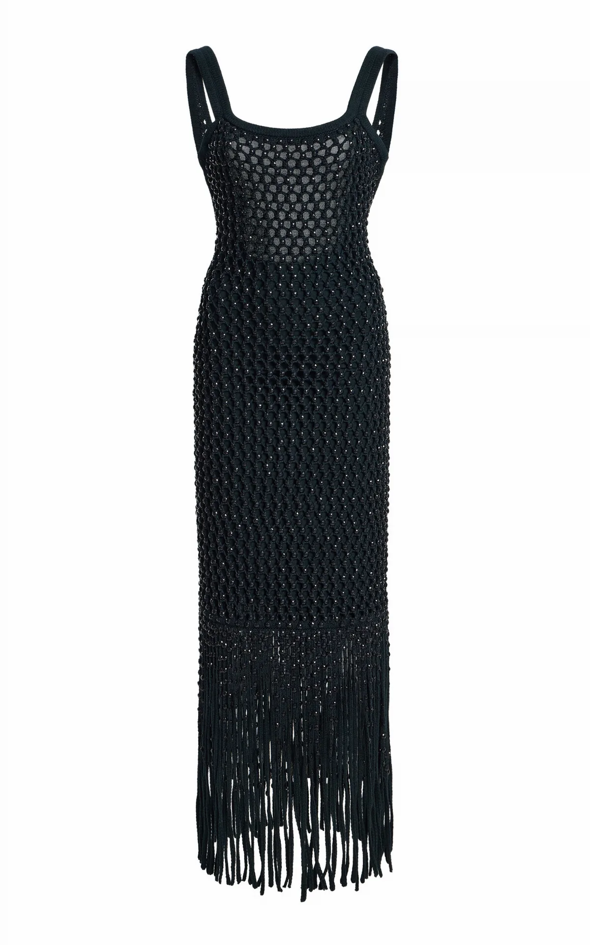 Gala Embellished Cotton-Blend Maxi Dress