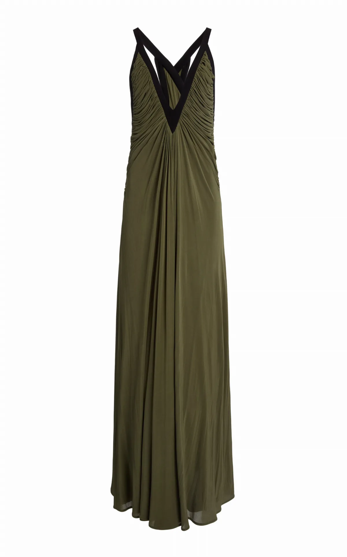 Suspended Jersey Outline Maxi Dress