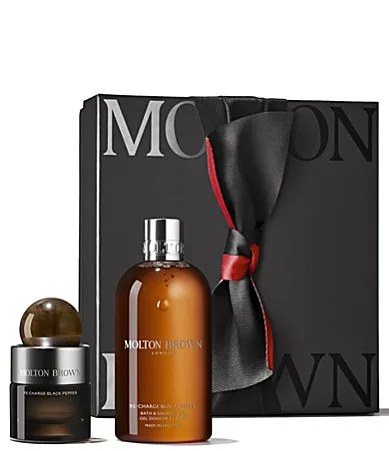 Re-Charge Black Pepper Fragrance Collection Holiday Set by Molton Brown
