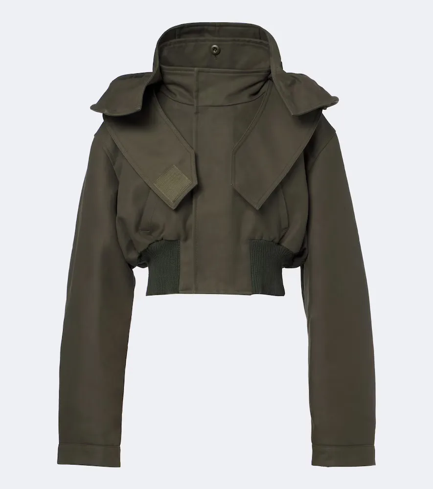 Cropped Cotton Jacket by Balenciaga