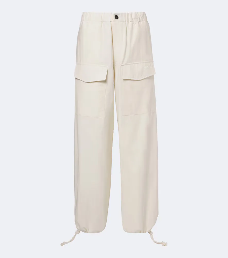 Cotton-Blend Wide-Leg Pants by JW Anderson