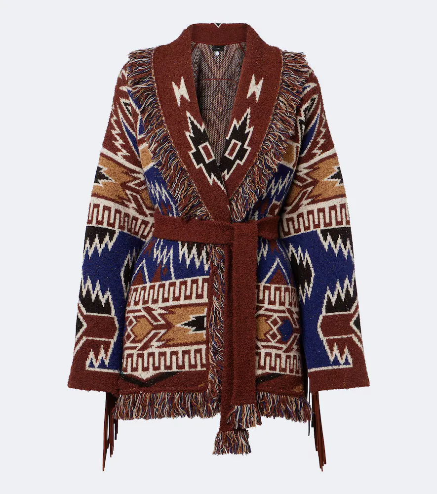 Amazing Journey Wool-Blend Cardigan by Alanui