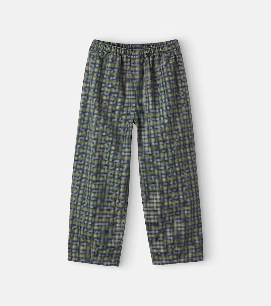 Cara Checked Cotton Corduroy Pants by Konges Slojd