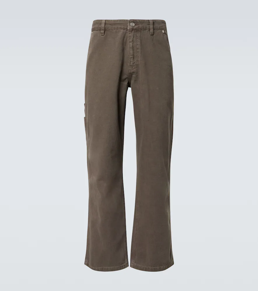 Workwear Canvas Straight Pants