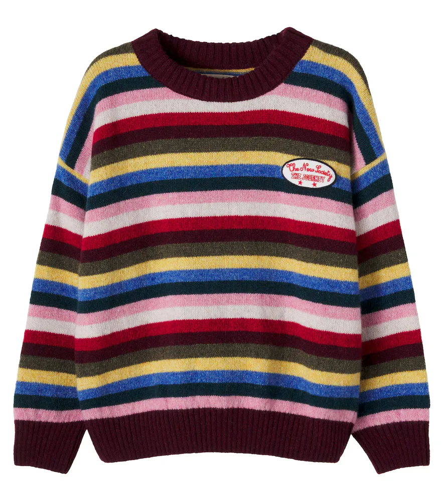 Root Striped Wool-Blend Sweater by The New Society