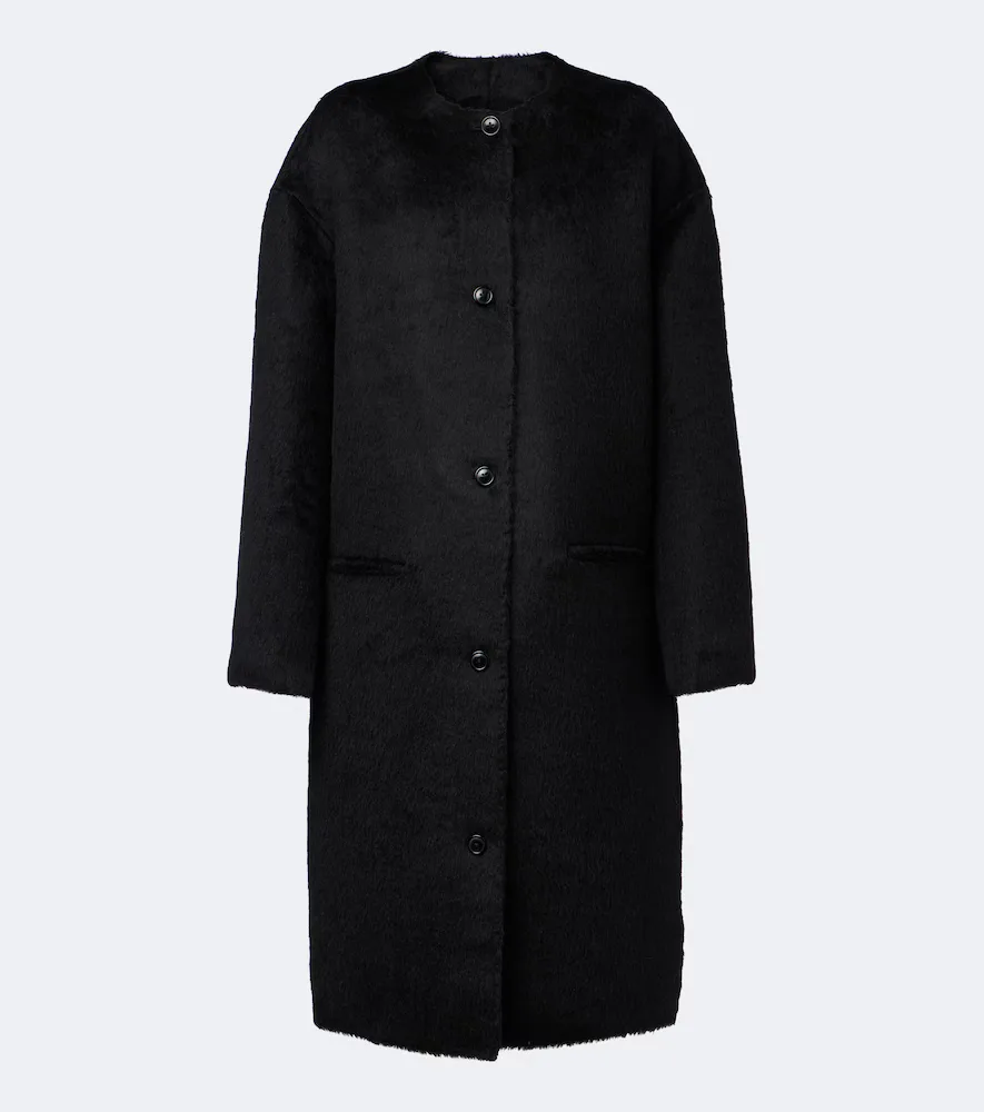 Orson Alpaca and Wool Coat by Loulou De Saison