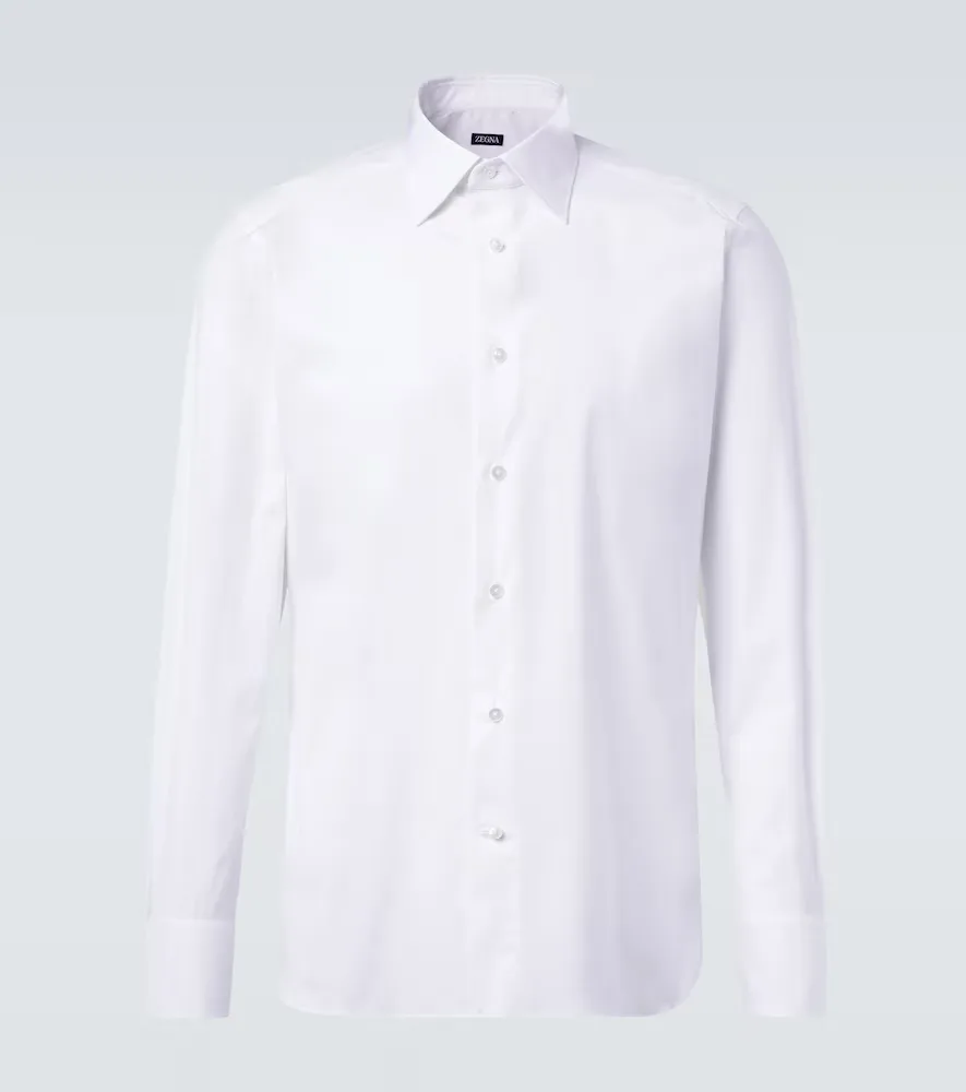 Cotton-Blend Shirt by Zegna