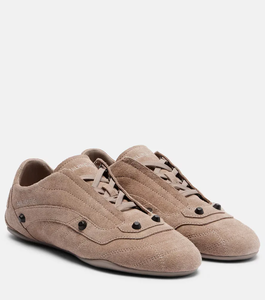 City Suede Sneakers by Balenciaga