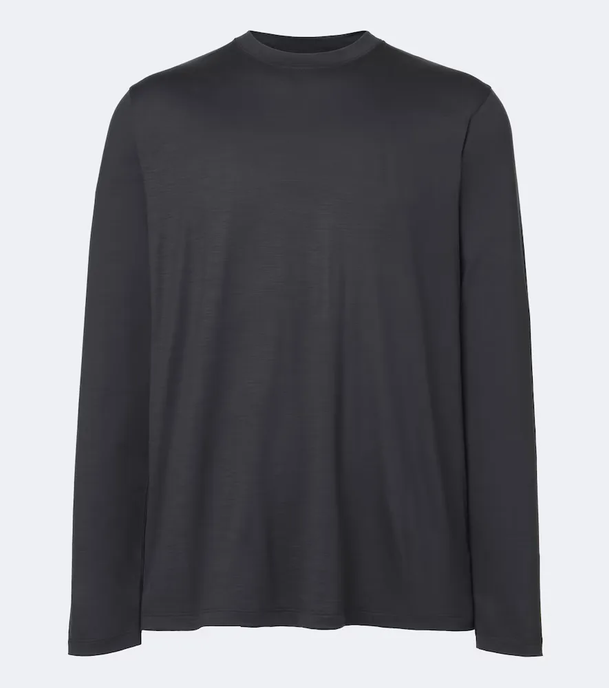 Virgin Wool Jersey Ski Top by Sease